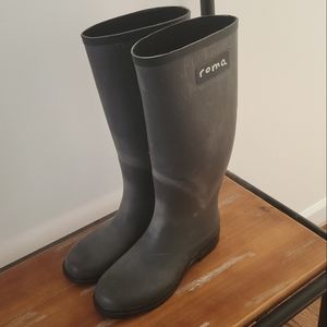 Roma Grey Rain Boots